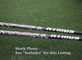 Fujikura Atmos Black 6 Driver/Fairway Shaft w/Adapter Tip Grip Regular Flex NEW