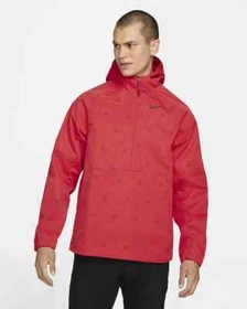 Nike Size S Repel Men's Printed Golf Anorak Packable Jacket