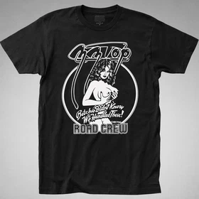 ZZ Top ROAD CREW T-SHIRT Band Tee tour Classic rock handled these 81 70s 80s