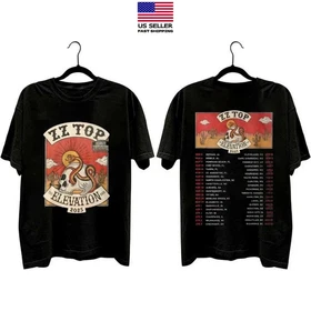 New Sale ZZ Top The Elevation Tour 2025 Scheduler T-Shirt