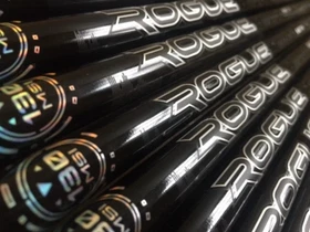 New Aldila Rogue Black 130 MSI 6TR 8TX Driver Shaft Grip & Adapter Installed