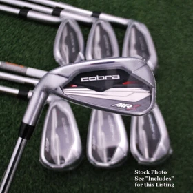 Cobra King Air X - Iron Set 5-PW+GW  LEFT HAND Steel Regular/Stiff - NEW