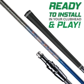 Aerotech SteelFiber Nexus Blue 50 Stiff Flex Driver Shaft With Adapter & Grip
