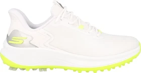 Skechers Go Golf Blade GF Slip Ins 214090 White Yellow Men Spikeless Golf Shoes