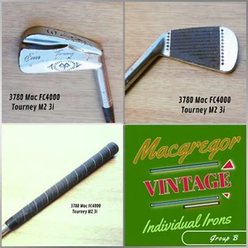 Vintage Macgregor Individual Irons GROUP B