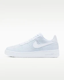 Nike Air Force 1 Flyknit 2.0 White Pure Platinum Nby AV3042-100 sz 7.5 Men's