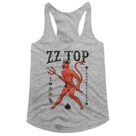 ZZ Top Tonnage Tour Satan Women's Tank Top