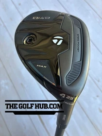 *NEW* TaylorMade Qi4D MAX 23* 4H Rescue Hybrid- KBS Reax White 50R