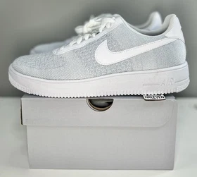 Nike Men's Air Force 1 Flyknit 2.0 'Pure Platinum' | Sizes 5 - 15 | AV3042-100