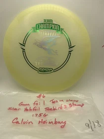 2018 Calvin Heimburg glow Teebird3 Innova disc golf Team 2 color stamp 175g
