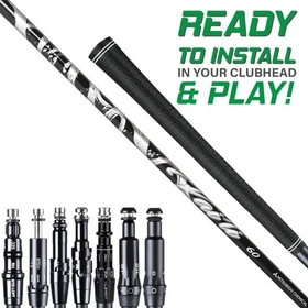 Mitsubishi Kai'li White Stiff Flex Shaft w/ Adapter Tip and Grip Installed