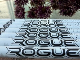 New Aldila Rogue White 130 MSI Driver Shaft With Grip & Adapter Installed