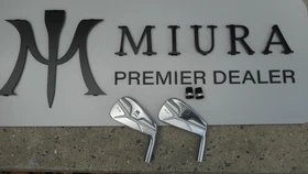 New Miura Golf MC-501 3-iron & 4-iron Heads with Miura logo Ferrules .355