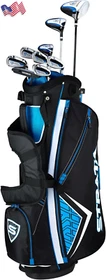 Strata Men&rsquo;s Complete Golf Set Right Left Handed Blue 12 Pieces FREE SHIPPING