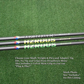 Project X HZRDUS SMOKE Driver Shaft-Choose BLACK /YELLOW w/Tip&Grip - NEW