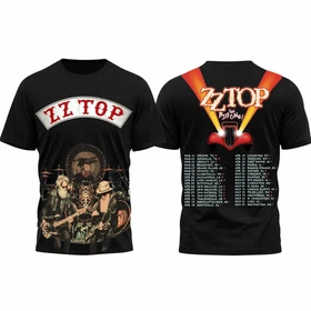 ZZ Top The Big One! Tour 2026 AOP 3D T Shirt Size S to 5XL OM2223