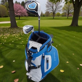 Top Flite Kids 5-Piece Complete Golf Club Set  LH/RH Juniors Boys 45" & Under