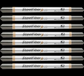 Aerotech SteelFiber FC80 Graphite Iron Golf Club Shafts BUNDLE Sets - .370" Tip