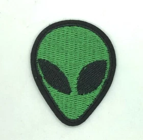 Alien UFO Flying Saucer Roswell Area 51 Retro Embroidery Patch halloween 