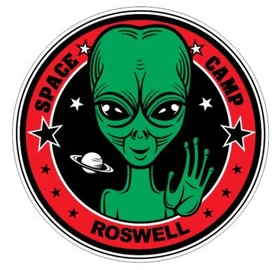 Alien Space Camp Roswell Sticker Stickers A94