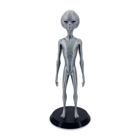 Roswell Grey Alien Figurine 3D Printed | Full Body Zeta Reticuli Statue 10-12"