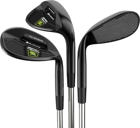 Orlimar Spin Tech Full Face Black Wedges&ndash; 52&deg;, 56&deg;, 60&deg;, 64&deg; &ndash; RH / LH &ndash; 35.5"L