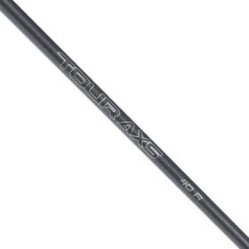 LA Golf Tour AXS White Driver Wood Golf Shafts 40 Regular Flex with Adapter Grip