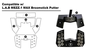 for LAB Putters Royal Club Skin Golf Club Protection Film Protector