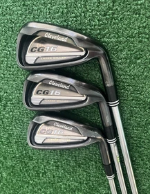 Cleveland CG 16 Black Single 6-Iron ONLY, Regular TRACTION 85 Steel, MRH  +1/2"