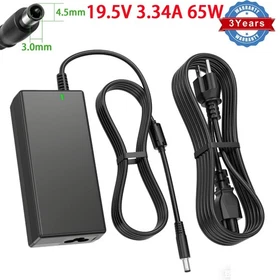 For Dell Inspiron 65W 4.5mm Barrel Tip AC Adapter Laptop Charger Power Supply 