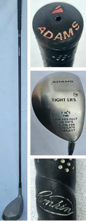 3030048011A ADAMS Lies Air Assault Golf Club Fairway Wood Pga