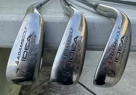 A30S ADAMS Clubs Golf Idea Hybrid Irons Grafalloy Lite Flex