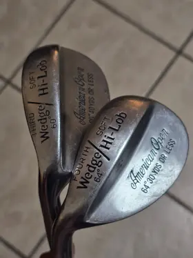 2-LOT AMERICAN OPEN Wedge Third Fourth Rh Vsm Graphite Shaft