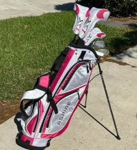 092115979012 ASPIRE Ladies Womens Right Golf Club Set Once