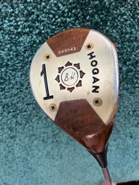 B63041 BEN HOGAN Slot Persimmon Wood Driver Apex Stiff Flex #2