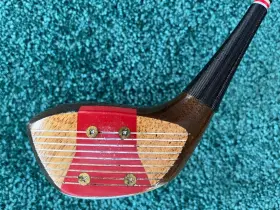 B63041 BEN HOGAN Slot Persimmon Wood Driver Apex Stiff Flex #3