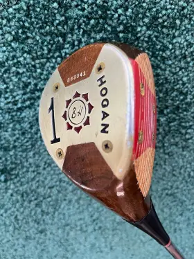 B63041 BEN HOGAN Slot Persimmon Wood Driver Apex Stiff Flex
