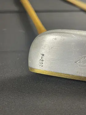 P-202 BEN HOGAN Mallet Putter Wood Shaft Rh Golf Club #2