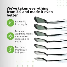696398722404 BOMBTECH Golf Iron Set Right #3