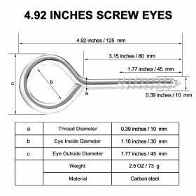 HOOKS-004 CALLAWAY Bolts Screw Hooks Breaking Stren #2
