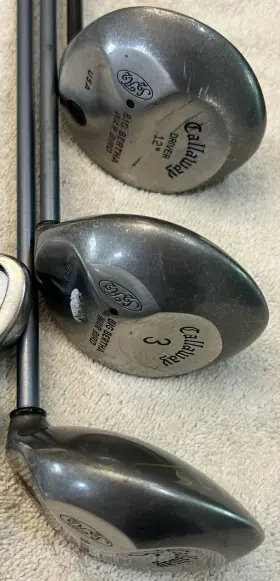 407788 CALLAWAY Steelhead Iron Set Great Big Bertha War Bird #3