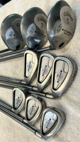 407788 CALLAWAY Steelhead Iron Set Great Big Bertha War Bird