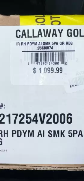 4J217254V2006 CALLAWAY Paradym Irons Aw Flex Graphite Shaft #3
