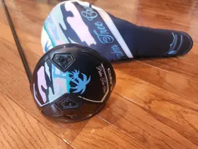 D8241RGR105 COBRA Darkspeed Palm Tree Crew Driver Graphite