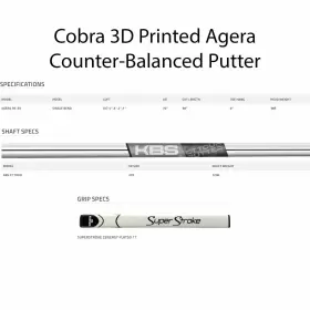 P8442LM2CB38 COBRA Mens Printed Agera Counter Balanced Putter #2