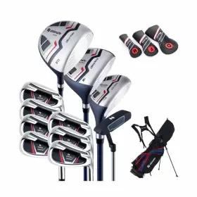 SP38124BL COSTWAY Golf Club Mens Graphite Steel Set Bag Head