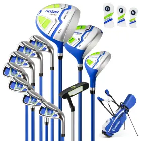 US-2HCST12283 COSTWAY Mens Golf Club Set Right Putter Stand