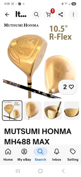MH488 HONMA Left Mutsumi Driver