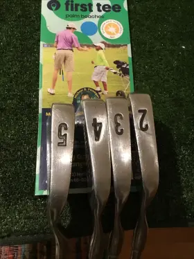 32134 JERRY BARBER Golden Touch Irons Set Steel Shafts Right