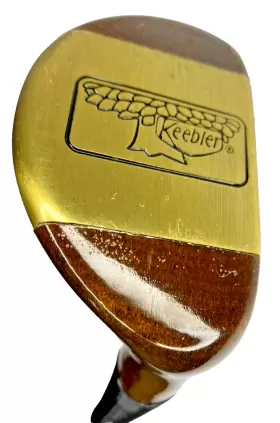 18-HBW KEEBLER Promotional Golf Hickory Wood Shaft Rh Putter